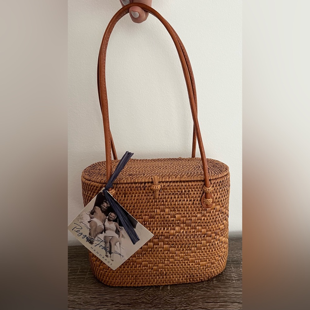 NWT Peggy Fisher woven bag